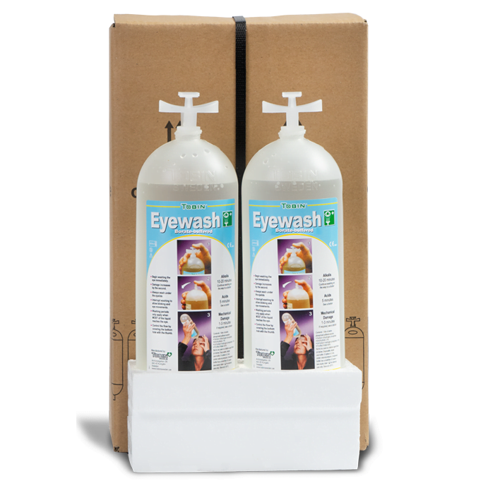 TOB426: ขวดทดแทน 2 x 1000ML น้ำยาล้างตาโบเรตบัฟเฟอร์