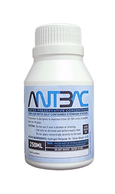 H-ANTBAC100: หัวเชื้อน้ำยากันเสีย รักษาคุณภาพน้ำดื่มได้ 30-100 ลิตร - ขนาด 250ML