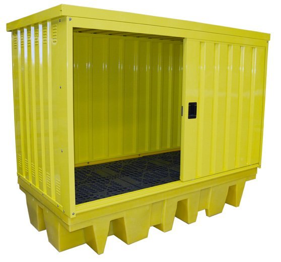 TSSBB2HCS - ขอบกักเก็บสารรั่วไหลฝาแข็งสำหรับ IBC คู่